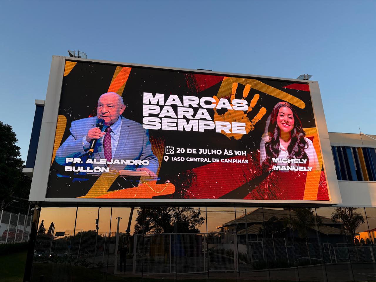 Projeto de painel de LED outdoor.